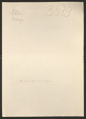 Nikšić, Marija, 22.3.1922. Policijski karton