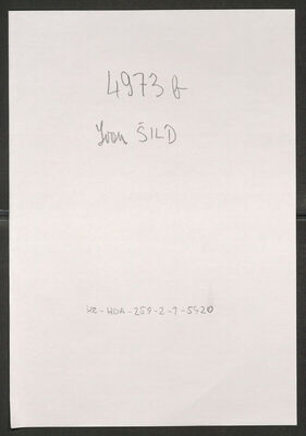 Šild, Ivan, 31.1.1916. Policijski karton