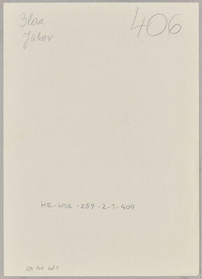 Blau, Jakov, 12.6.1891. Policijski karton