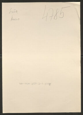 Suša, Huso, 14.11.1918. Policijski karton