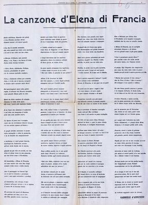 Canzone di Elena di Francia = Pjesma Heleni Francuskoj