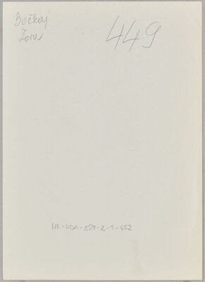 Bočkaj, Zora, 29.9.1913. Policijski karton