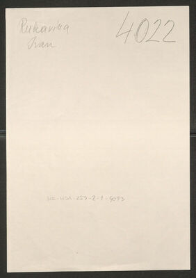 Rukavina, Ivan, 1871. Policijski karton