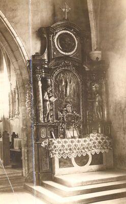 Remetinec - Crkva Blažene Djevice Marije, desni pobočni oltar