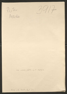 Reiter, Marko, 1903. Policijski karton