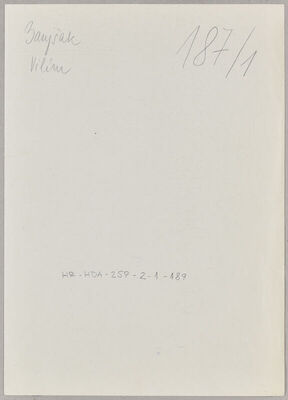 Banjšak, Vilim, 28.4.1906. Policijski karton