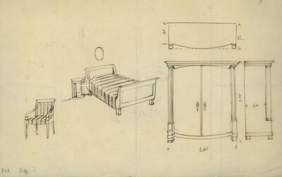 Stan Viktora Kovačića, namještaj