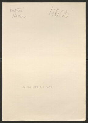 Rubčić, Slavica, 21.6.1920. Policijski karton