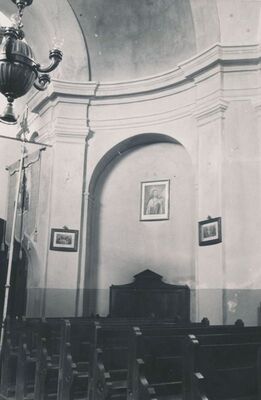 Vivodina (Ozalj) - Župna crkva sv. Lovre Mučenika, detalj broda