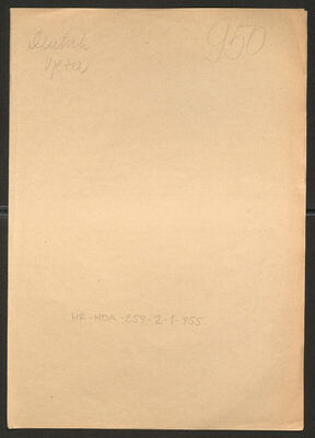 Deutsch, Vjera, 26.3.1909. Policijski karton