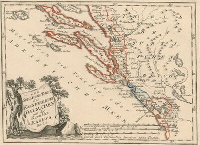 Der südliche Theil des Koenigreichs Dalmatien mit der Republik Ragusa