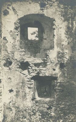 Grtovec (Budinščina) - Stari grad Milengrad, unutrašnjost, detalj
