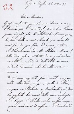 Br. 32 – Cara Amica! = Draga prijateljice!, pismo