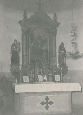 Vojnovec Loborski (Lobor) - Crkva sv. Martina, oltar sv. Martina, oltar