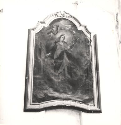 Dubrava - Župna crkva sv. Margarete, slika sv. Margarete