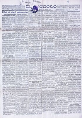 Il Piccolo, Trieste = Trst, 1910., Anno = Godište 29, Ottobre = Listopad 25, N. = br. 10511