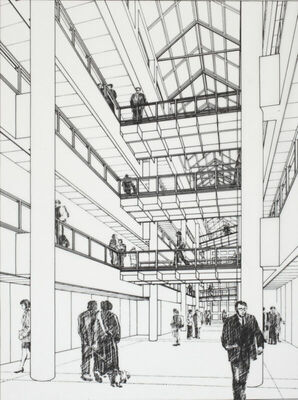 Sveučilišni centar UZA II - Geološki, Farmaceutski i Ekonomski fakultet, Althanstrasse - Augasse 2-4, Beč