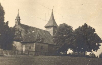 Velika Mlaka - Kapela sv. Barbare, situacija