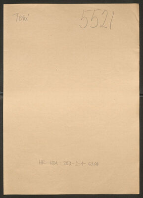 Toni. Policijski karton