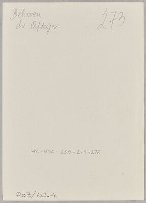 Behmen, Šefkija, 1892. Policijski karton