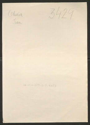 Okreša, Ivan, 14.5.1905. Policijski karton