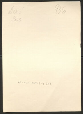 Dešić, Savo, 22.7.1904. Policijski karton