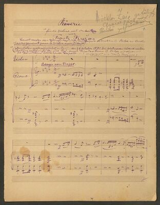 F. Krežma: Rêverie [prijepis Ivana Zajca]