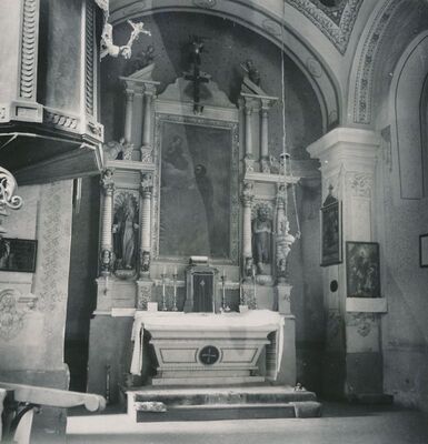 Vukmanić (Karlovac) - Crkva sv. Antuna, unutrašnjost