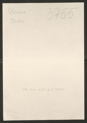 Polovina, Slavko, 14.8.1902. Policijski karton