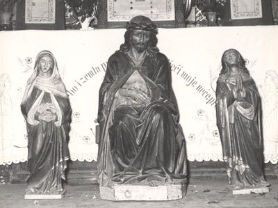 Dubrava - Župna crkva sv. Margarete, kipovi svetaca