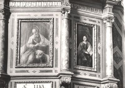 Kloštar Ivanić - Župna crkva Uznesenja Blažene Djevice Marije, detalj propovjedaonice