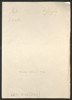 Milić, Danica, 21.7.1917. Policijski karton