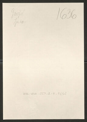 Gvojić, Ljubo, 15.9.1922. Policijski karton