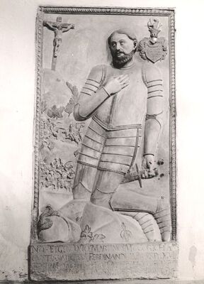 Marija Gorica - Crkva Pohođenja Blažene Djevice Marije, nadgrobna ploča