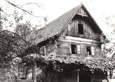 Strezoj - Tradicijska kuća, zabatno pročelje