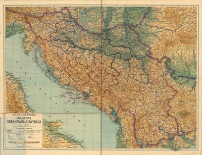 Velika zidna karta Kraljevine Srba, Hrvata i Slovenaca