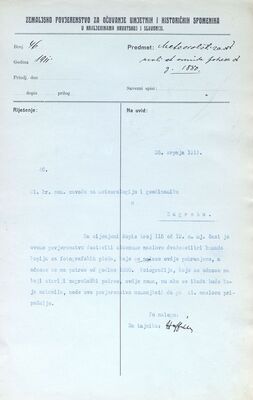 Zagreb, Palača Hidrometeorološkog zavoda - zamolba Meteorološkog zavoda