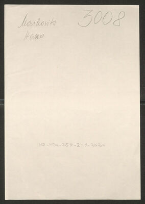 Markovits, Hans, 19.4.1912. Policijski karton