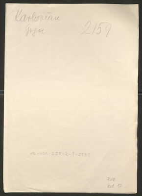 Karlovčan, Grga, 11.3.1913. Policijski karton