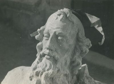 Lepoglava - Kip Boga Oca, detalj