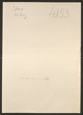 Šamu, Mihalj, 22.10.1907. Policijski karton