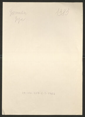 Gamulin, Grga, 21.8.1910. Policijski karton