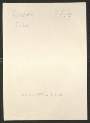 Kardum, Ivan, 2.1.1906. Policijski karton