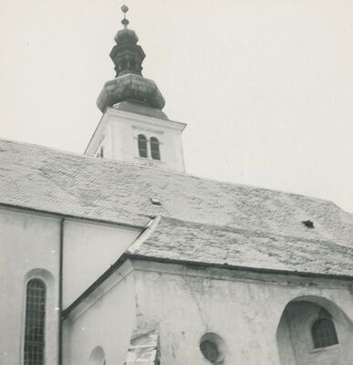 Lepoglava - Bivša pavlinska crkva, toranj i krov crkve