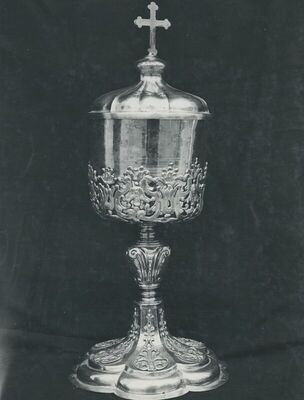 Trški Vrh (Krapina) - Zavjetna crkva Majke Božje Jeruzalemske, liturgijsko posuđe, ciborij