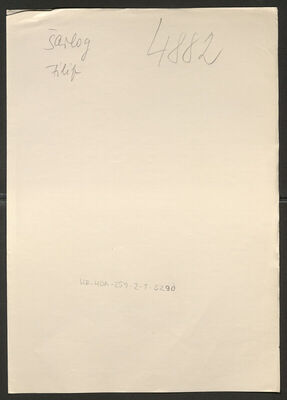 Šarlog, Filip, 13.1.1925. Policijski karton