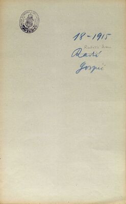 Ivan Rubčić, Gospić