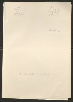 Hugyi, Matija, 31.7.1905. Policijski karton