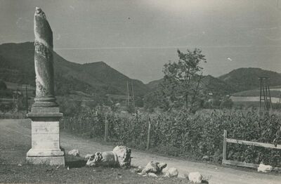 Lepoglava - Stup s anđelom iz grupe Navještenje