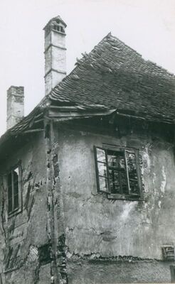 Vukovina - Kurija Alapić, ugao zapadnog i južnog pročelja